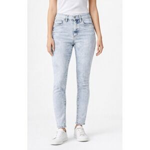 NWT Gap Favorite Jegging Acid Wash Raw Hem‎ Jeans Women's size 26 Regular